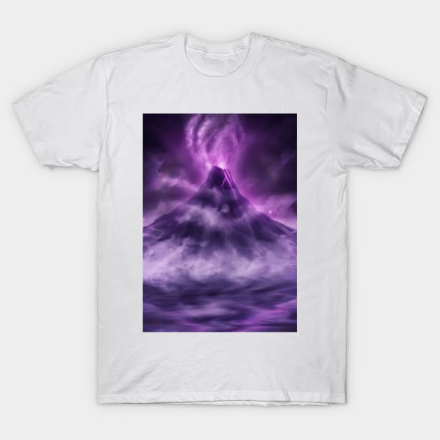 Magical Volcano T-Shirt by Alyen